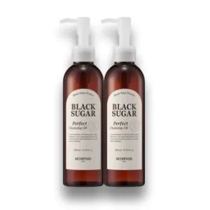 스킨푸드 블랙슈가 퍼펙트 클렌징 오일 200ml 2개