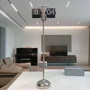 스탠드 플립시계 거실 클래식 레트로 아날로그 침실