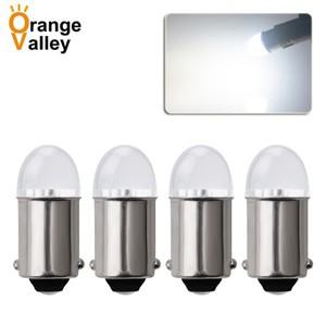 자동차 후방 맵 라이트 2835 SMD 화이트 자동 주차 후진 램프, T4W BA9S LED 전구, 12V H6W, 6000K, 4 개