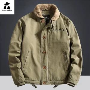 코듀로이 자켓 재킷 점퍼 가을 겨울 남자 빈티지 패션 두꺼운 양모 안감 코트 하이킹 사냥 칼라 파카 스키