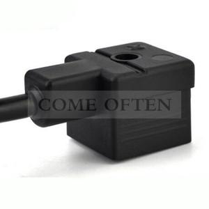 MPM 통합 솔레노이드 밸브 코일 플러그 터미널 박스 커넥터 Din43650A 4 구멍 Dc24V AC220V 110V 표시기 LE