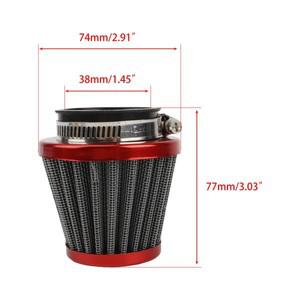 [호환제품] 38mm 오토바이 에어 필터 시스템 (50cc 125cc  ATV 핏 더트 바이크 고카트 쿼드 모토크로스 )
