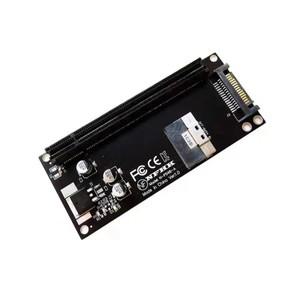 SFF-8654 8i-PCIe 4.0 X16 외부 비디오 카드 어댑터  본토의 오토바이 전자 악세사리