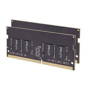 [미국배송] PNY PERFORMANCE 16GB (2X8GB) DDR4 DRAM 3200MHZ (PC4-25600) CL22 (COMPATIBLE WITH 2933MHZ 2666MHZ 2400MHZ OR 2133MHZ) 1.2V NOTEBOOK/LAPTOP (SODIMM) COMPUTER MEMORY KIT MN16GK2D43200-TB
