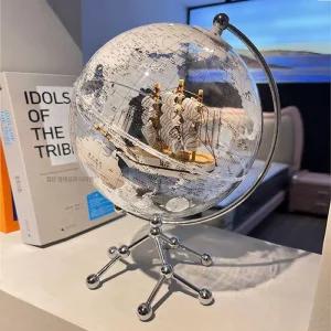 투명 배 지구본 장식품 LED 겔리온