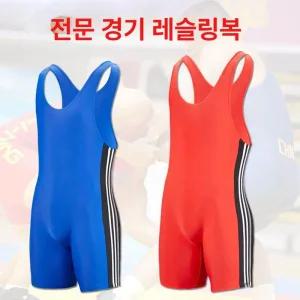 레슬링복 선수 일체형 일체복 훈련 유니폼