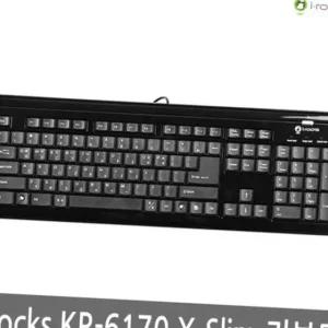 아이락스 irocks KR6170 XSlim 키보드 블랙 유선키보드