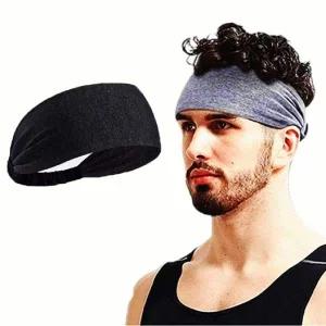 [콩심팥심]헤어밴드 스포츠 다크그레이