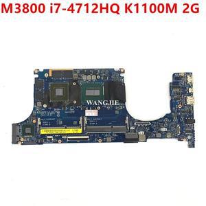 DELL Precision M3800 노트북 마더보드 SR1PZ i7-4712HQ CPU K1100M 2G GPU 0V919M AAU00 LA-C011P DDR3 메