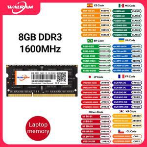 WALRAM memoria ram DDR3 8GB 4GB 16GB 노트북 Ram 1333 1600 2400 2666 204pin Sodimm 메모리 ddr4