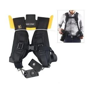 고품질 DSLR 카메라 빠른 스트랩 듀얼 넥스트랩 편리한 휴대용 끈 (WFJTDYB)