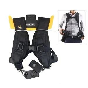 고품질 DSLR 카메라 빠른 스트랩 듀얼 넥스트랩 편리한 휴대용 끈 (WFJTDYB)