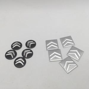 시트로엥 자동차 키 폴딩 케이스 배지 버튼 로고 직선 접이식 리모컨 키체인 교체 스티커 2개 5개 10개 14m