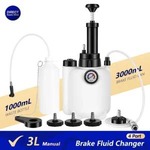 3L 렌치 포함 자동차 압력 차량용공구 도구 브크액 교체 4포트 교환기 폐유통 수동