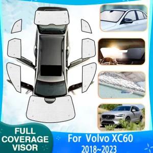 스크린 액세서리 차양 XC60 안티 바이저 자동차 용 or 커버 창 선 풀 볼보 리지 uv 2018