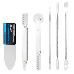 휴대폰 태블릿 노트북 컴퓨터로 전자 제품 수리를 위한 6Pcs 스푸저 프라이 도구 키트 금속 오프닝