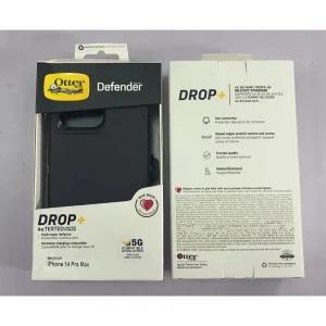 아이폰 14 프로 맥스 전용 새 오터박스 디펜더 시리즈 케이스 홀스터 포함 블랙