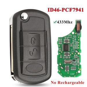 랜드로버 디스커버리 3 레인지로버 스포츠카용 1PC 리모트 키 PCF7941 칩 3버튼 2005