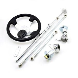 168cc ATV 허브 Utv 액세서리 고 카트 조향 시스템 휠 6 인치 플랜지 프론트 스티어링 기어 랙 조인트 타이로드