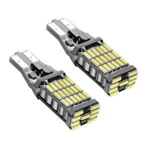 Autart T16/T15 W16W LED 백램프 폭광 1000LM 고휘도 무극성 캔슬러 내장 CANBUS 45연 4014 SMD LED 백업