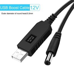 RYRA USB-DC 전원 케이블 9V 12V 부스트 컨버터 어댑터 USB-WiFi 라우터 용 DC 잭 충전 미니 팬 스피커 5.5
