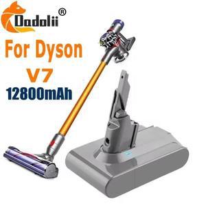 호환다이슨 V7 배터리 동물 프로 진공 청소기 교체 용 고용량 새 21.6V 12800mAh 리튬 이온 팩
