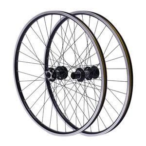 힌리아다 산악 자전거 휠셋 27.5인치, 알루미늄 합금 림 디스크 브레이크 MTB 휠셋, 퀵 릴리스 앞바퀴 블랙 자전거 휠 카본 허브 MTB 휠 핏 7-11 스피드 카세트