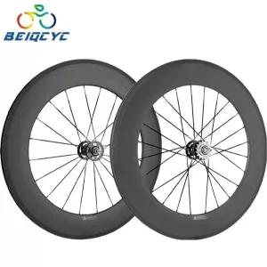 88림 픽시 휠셋 88mm UD 유광 앞바퀴 경량 뚱림 700C 클린처