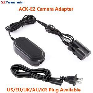 Powerwin ACK-E2 ACK E2 카메라 어댑터 전원 공급 장치 DR400 DC 커플러 BP511 더미 배터리 캐논 호환 EOS3