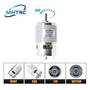 775 전기 스핀들 전동 0.2-0.98N.m 드릴용 80-360W 3000-12000RPM 2개의 볼 베어링 정격 DC12-24 범용