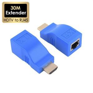 HDMI 호환 익스텐더 1080P RJ45 포트 LAN 네트워크 HD 확장 30m CAT5e/6 UTP 이더넷 케이블(HDTV 모니터용)