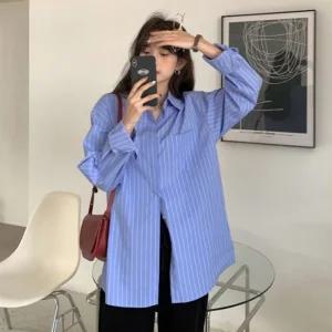 여성 캐주얼 긴팔 셔츠 오버사이즈 남성용 베이직 루즈핏 여성셔츠 데일리룩 남성용셔츠 데일리웨어 편안한셔츠 긴팔셔츠 베이직셔츠 캐주얼셔츠