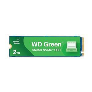 웨스턴 디지털 2TB WD 그린 SN350 NVMe 내장 SSD 솔리드 스테이트 드라이브 - Gen3 PCIe, QLC, M.2280, 최대 3,200MB/s WDS200T3G0C