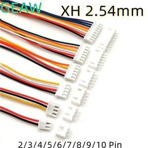 핀커넥터 와이어, JST2.54 XH, 2.54mm, 2P, 3, 4, 5, 6, 7, 8P, 9/10 핀, 암수 플러그 소켓 길이 15cm, 20c