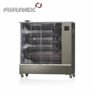 AIRREX AH1839 야외용 원적외선 석유히터 강당 저소음 이동식 바퀴 주른관 난로