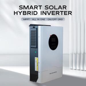 LCD 스마트 하이브리드 태양광 인버터 순수 사인파 3KW 10KW 220V MPPT 컨트롤러(배터리 홈 오프 그리드 타