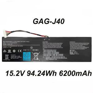 GAG-J40  노트북 배터리 기가바이트 Aero14-V7 14-K7 15W Aorus X7 Dt V6 V7 V8 시리즈용 15.2V 94.24Wh 62