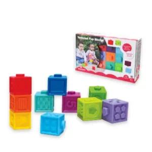소프트 팝블럭 10P 소프트블록 DIY장난감 조립장난감