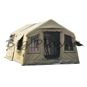 8+ 밀리터리 그린 인플레이터블 테크놀로지 코튼 텐트 비닐 야영 캠핑장