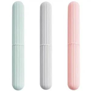파스텔 무지 미니 칫솔케이스 여행용 휴대용 보관통
