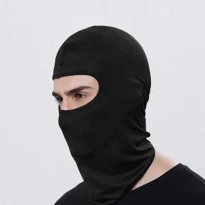 여름용 풀페이스 마스크 블랙