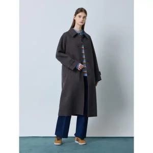 갤러리아 [CC콜렉트]헤링본 싱글 벨티드 롱코트(C254MSG180)