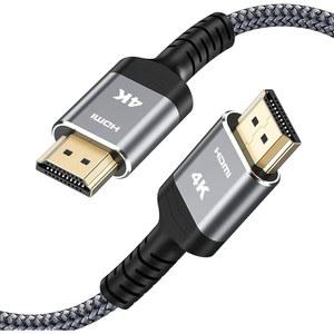 Highwings 4K Long HDMI 2.0 케이블 15FT/4.5m - 4K@60Hz HDR 땋은 코드, 이더넷/ARC를 사용한 18Gbps 고속, 3D, HDCP 2.2, ARC, PS-5/4/4/3/4K HDTV/모니터/ /스트리밍 미디어 호환