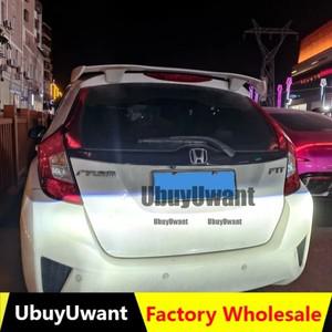 바디 키트 공장 핫 스타일 리어 스포일러 윙 Honda Fit Jazz GK5 2014 2019+