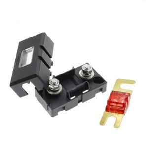 단방향 미디 오디오 증폭기 퓨즈 블록 ANS-8 안전 보드 기본 차량 홀더 볼트 유형 20A 60A 70A 80A 100A