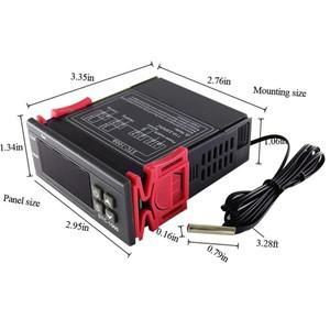 인큐베이터용 STC-1000 LED 디지털 온도조절기, 온도 조절기 릴레이 가열 냉각, 12V, 220V, 10 개
