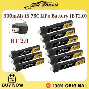 Tattu 300mAh 1S 3.8V 75C 리포 배터리 BT2.0 BETAFPV Air65 Meteor65 Pro Whoop 쿼드콥터 레이싱 드론용