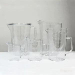 눈금 커피계량컵 계량컵 500ml 9.5x12.5cm PC (47T6t)