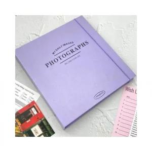 퍼플 성장 사진첩 접착  앨범 네컷 포토북  (47RP2)
