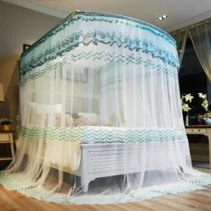 침대 모기장 캐노피 150x200cm 레이스 이불룸 천정모기장 레이스모기장 천장모기장